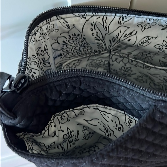 Vera Bradley Chic Black microfiber Shoulder Bag - Picture 6 of 10